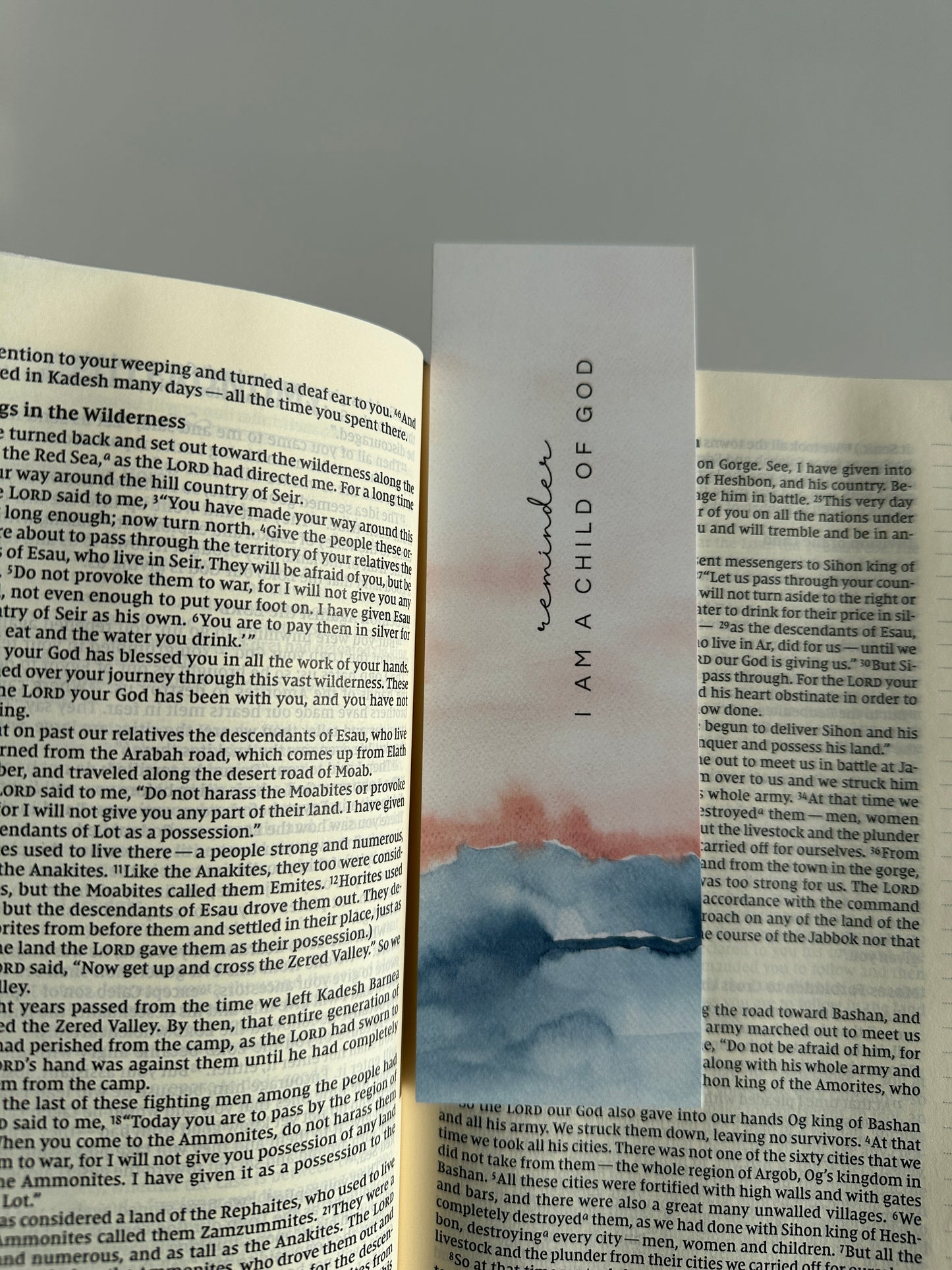 LESEZEICHEN “I am a child of God”