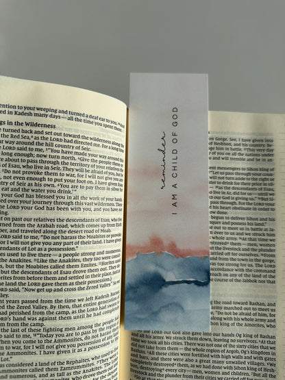 LESEZEICHEN “I am a child of God”