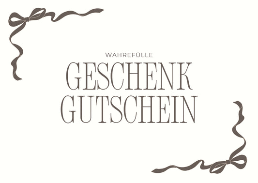 GESCHENK GUTSCHEIN
